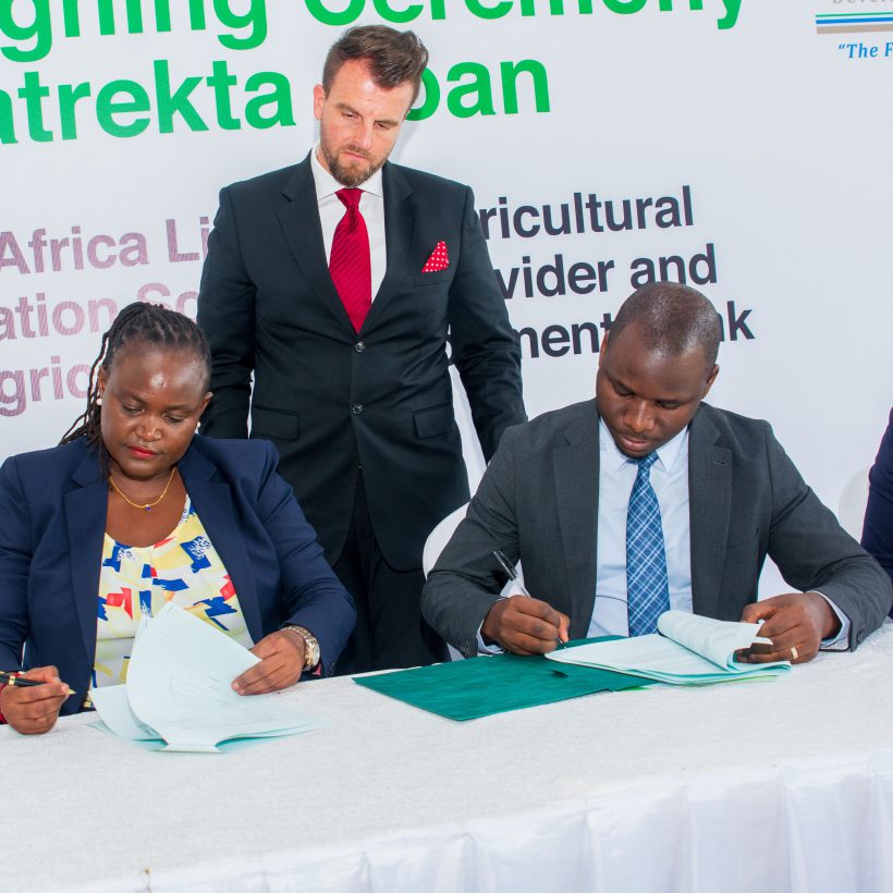 TADB signs partnership with Agricom to provide farmers with access to affordable agri-equipment